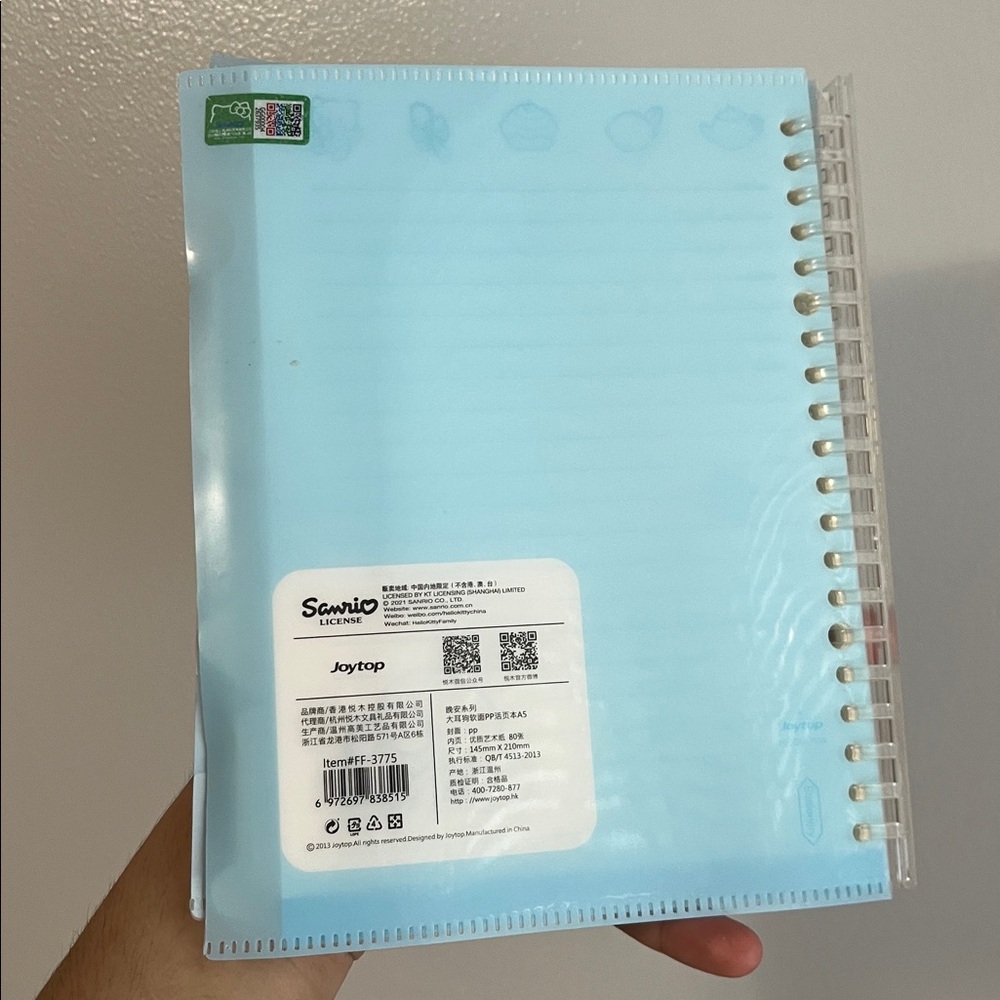 NEW Cinnamoroll Spiral Notebook - Picture 2 of 5